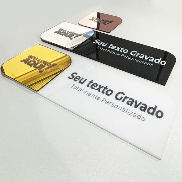 Placa de Identificação de Porta