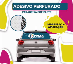 Adesivo Perfurado